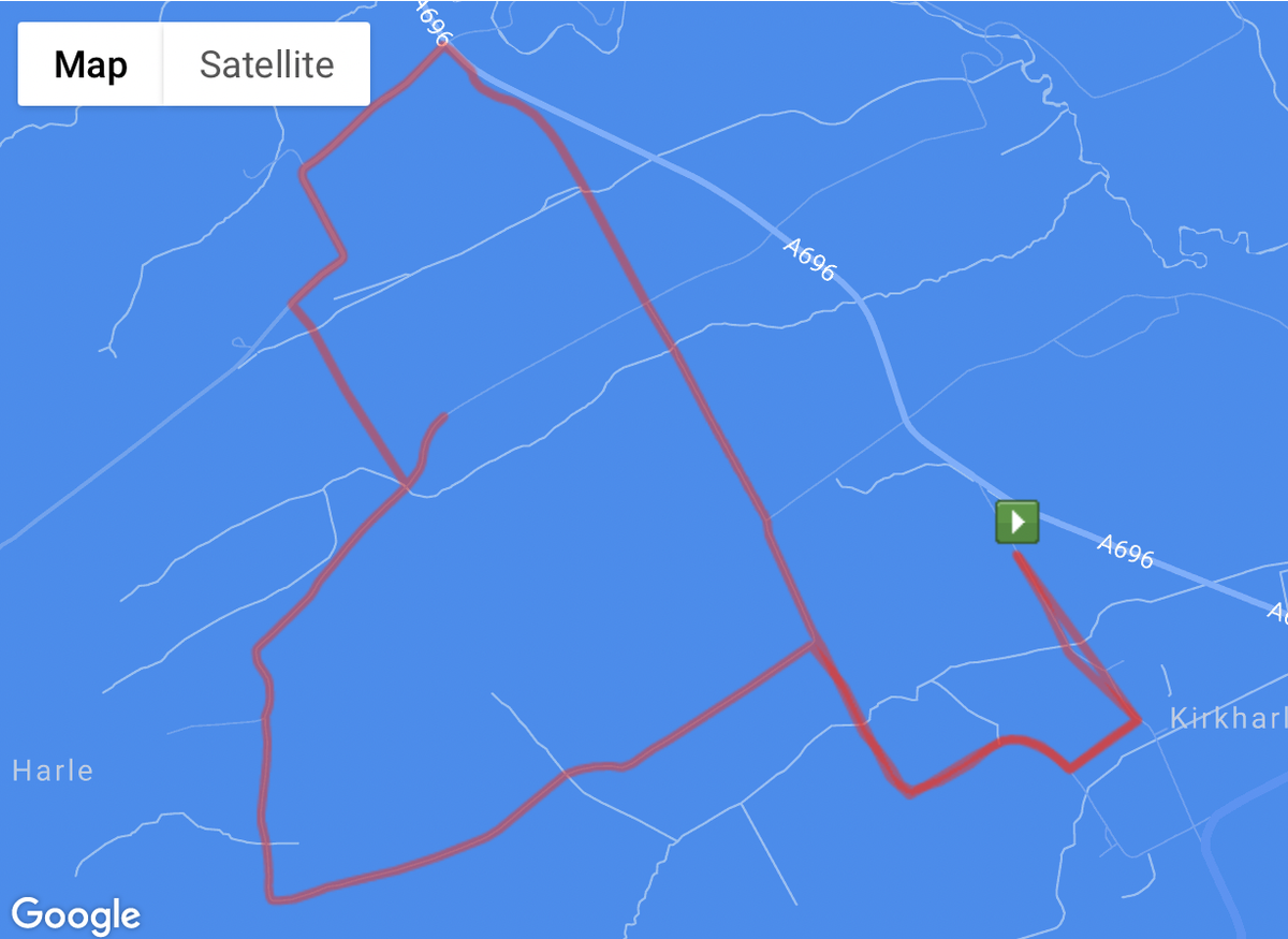 Run Northumberland Kirkharle Shepherds Trail 10k / Half Marathon & Capability Brown Junior 2k course map