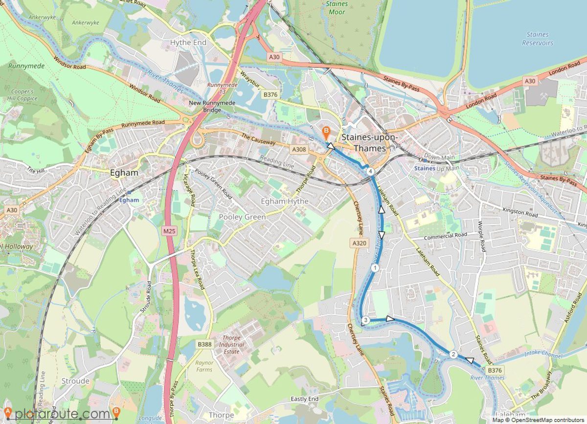 Dragonflies Ten in Ten - Day 9 course map