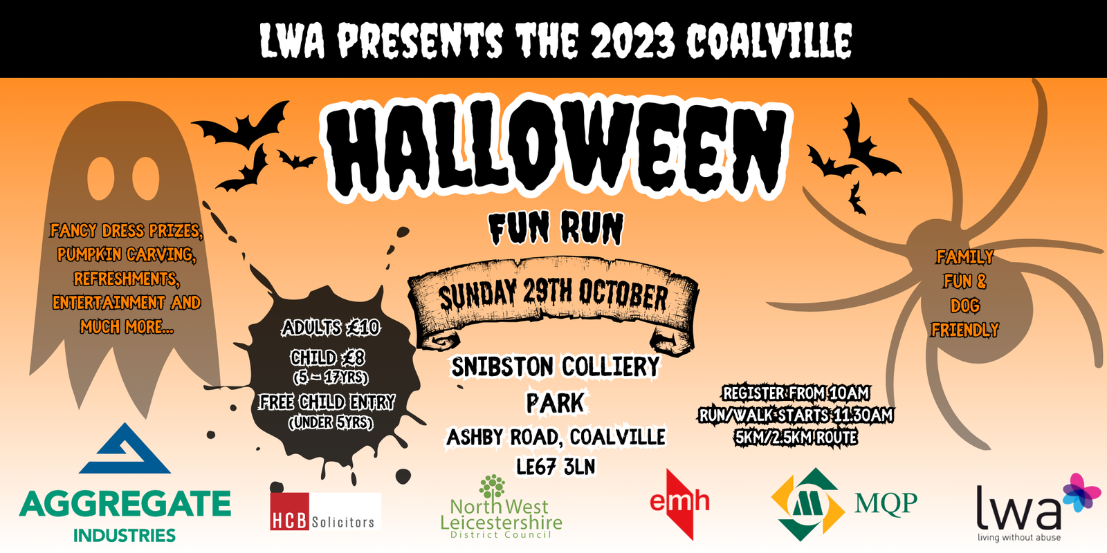 Coalville Halloween Fun Run 2023 Sun 29 Oct Findarace