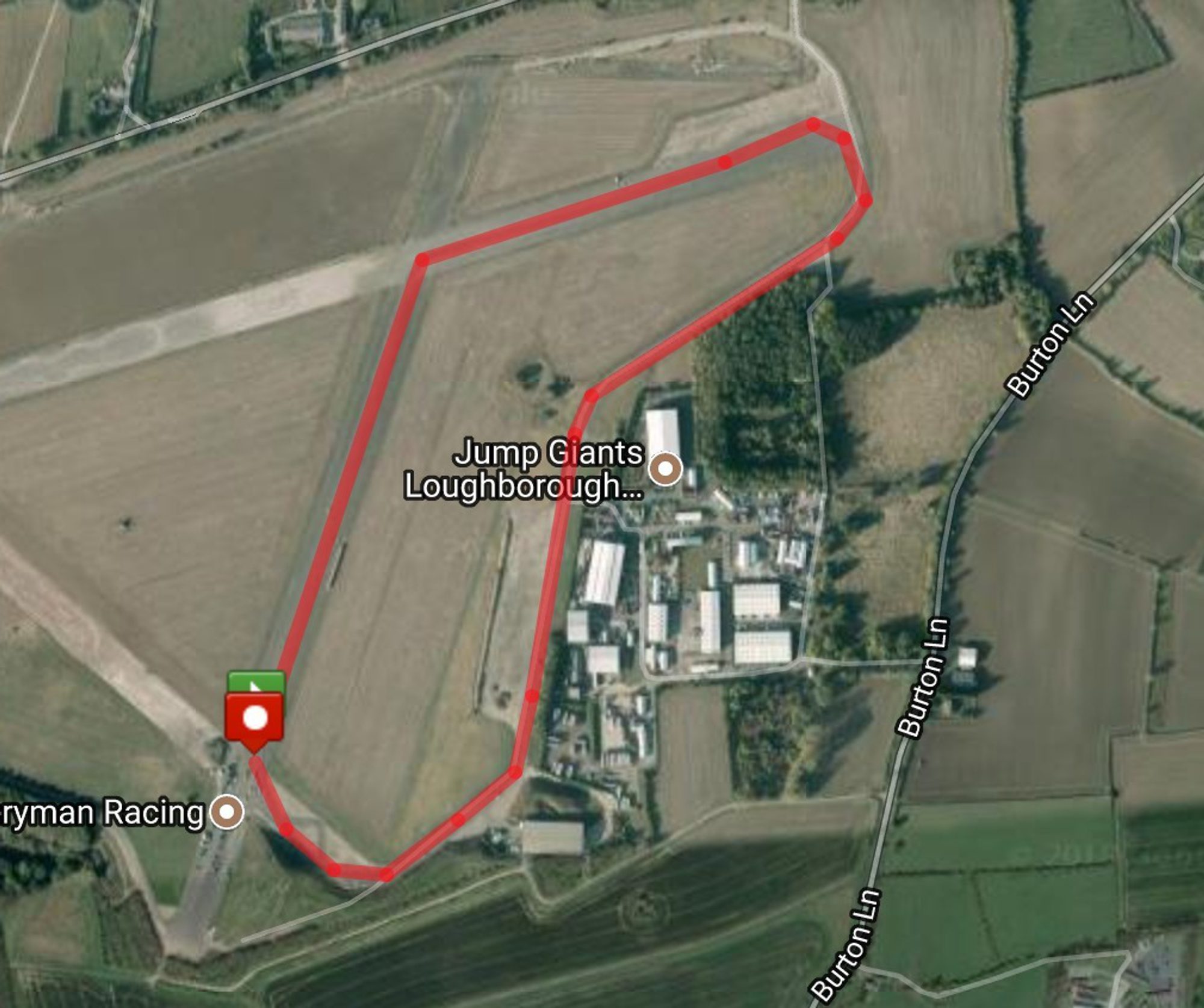 Leicestershire Chase The Sun 5k, 10k & 10 Mile June 2023 course map