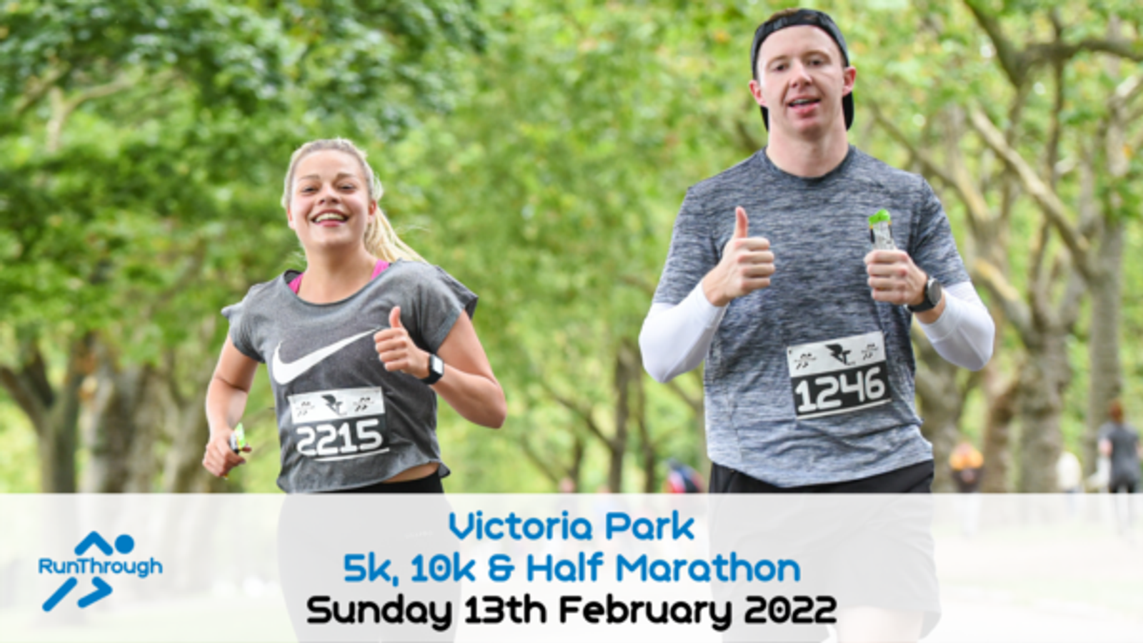 RunThrough Victoria Park 5k, 10k & Half Marathon event image