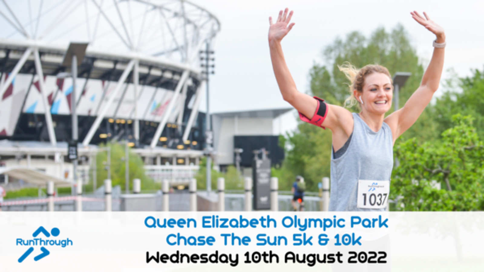 RunThrough Chase the Sun Olympic Park 5k & 10k event image