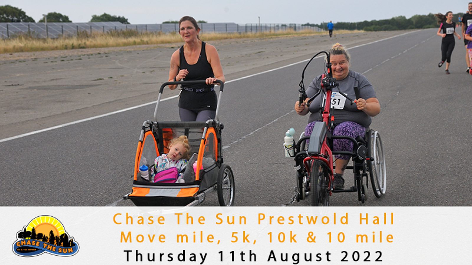Leicestershire Chase the Sun 5k, 10k & 10 mile event image