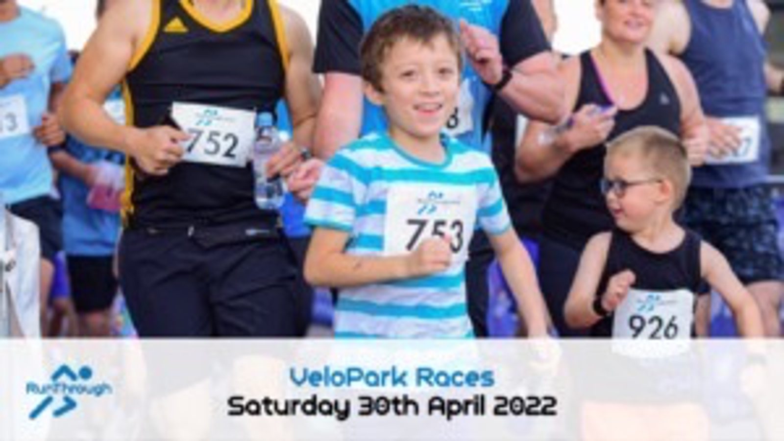 RunThrough Lee Valley VeloPark 1 mile, 5k, 10k, 10 Mile & Half Marathon - April event image