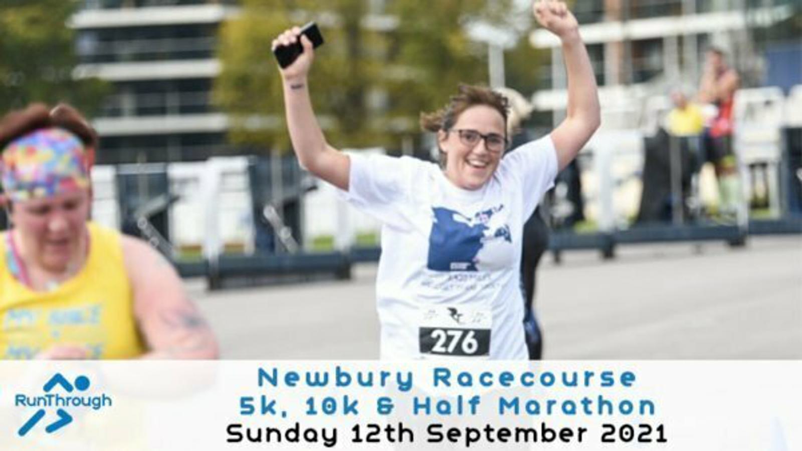 RunThrough Newbury Racecourse 5k, 10k & Half Marathon event image