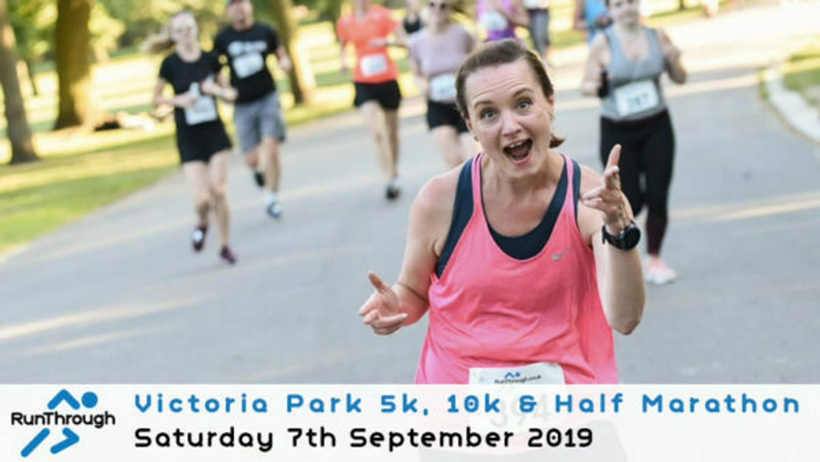 RunThrough Victoria Park 5k, 10k & Half Marathon - September event image