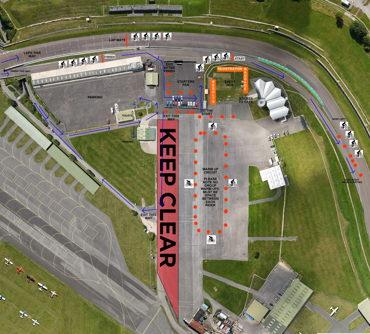 Le Col SpeedFesTT Kids Fun Lap course map