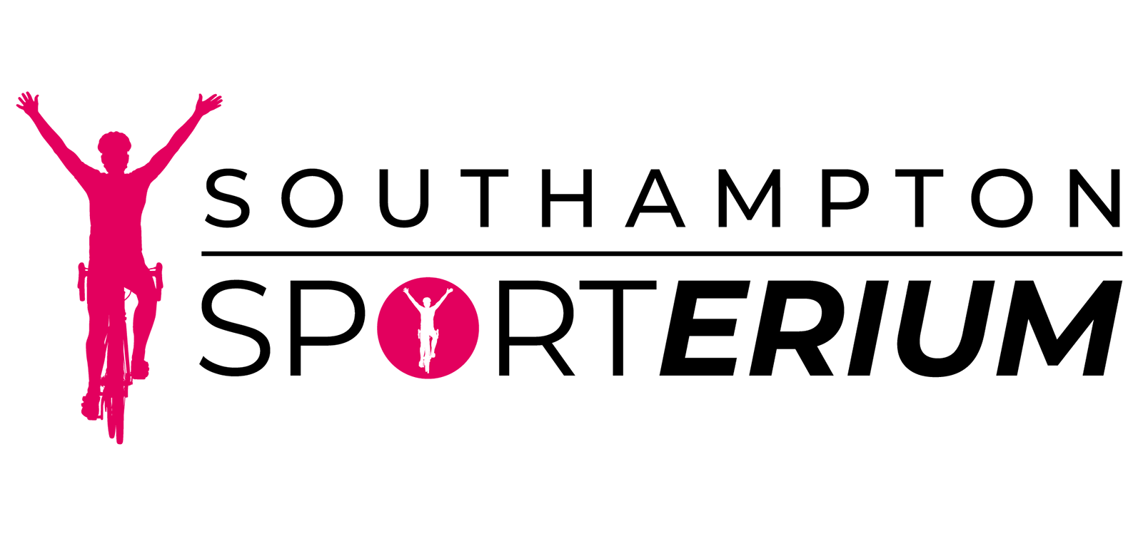 A logo featuring the text "World Cup Series" in black, with a stylized, abstract pink shape to the left and a white silhouette of a person with raised arms inside the pink shape.