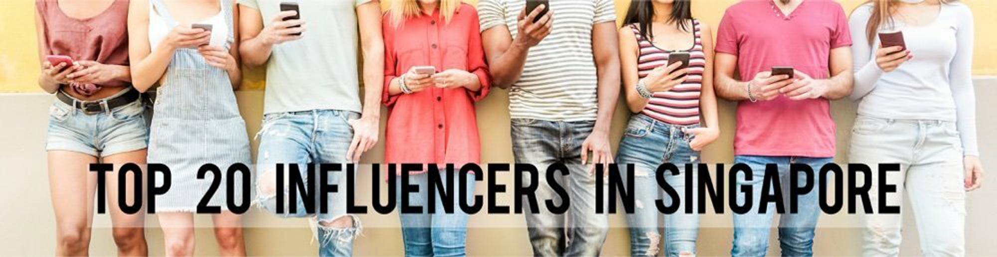 Top 20 Influencers Marketing In Singapore header image