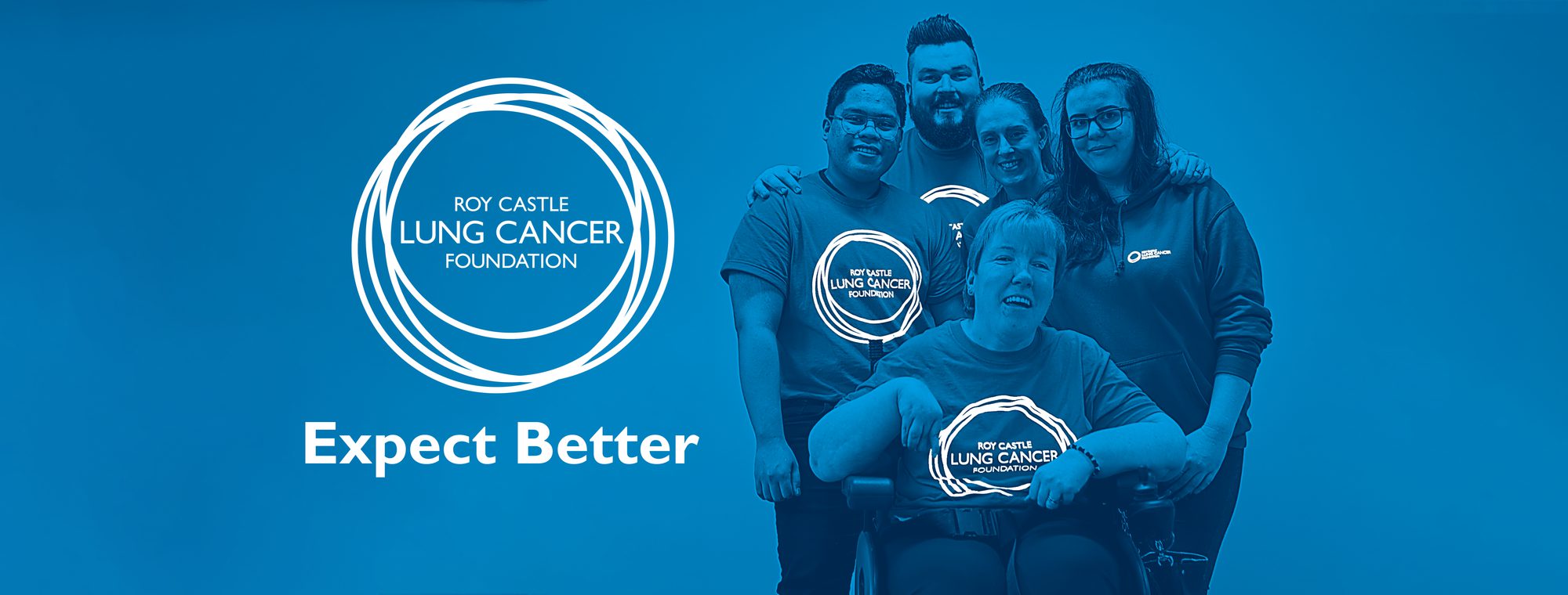 Roy Castle Lung Cancer Foundation header image