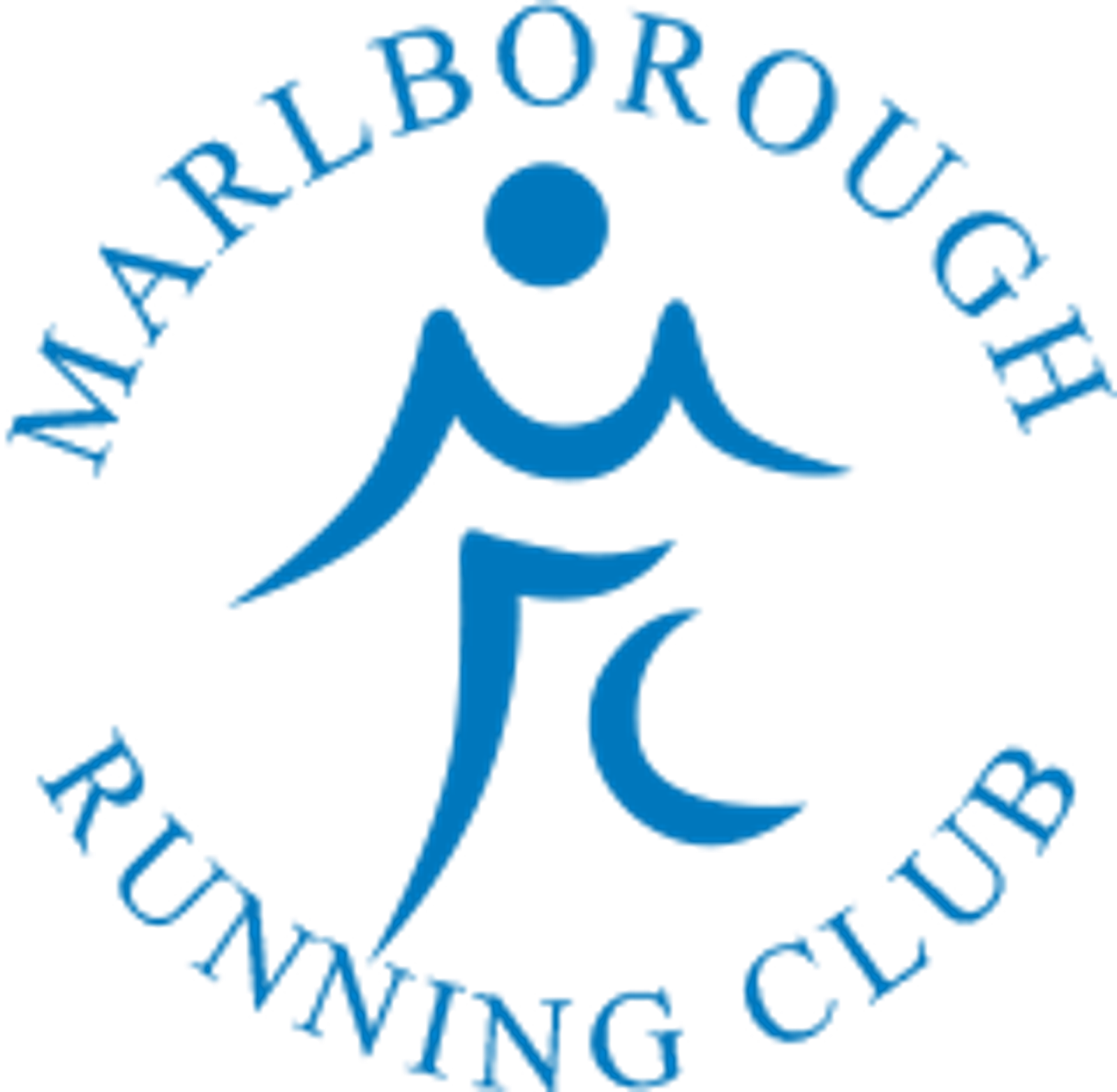 A blue logo features a stylized human figure with outstretched arms and legs, creating an energetic and dynamic pose. The words "Yendo En Bici" are integrated within the limbs and torso, representing an active lifestyle associated with cycling.