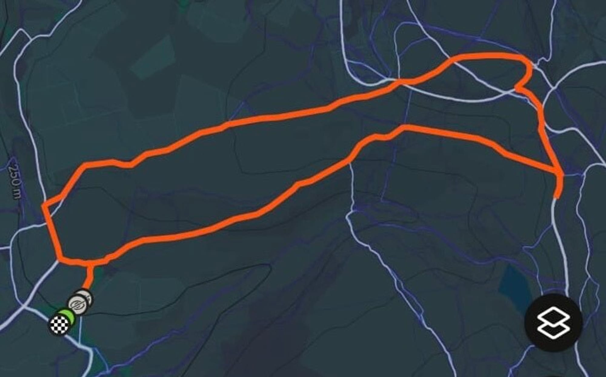 Barking Mad Last Man Standing course map
