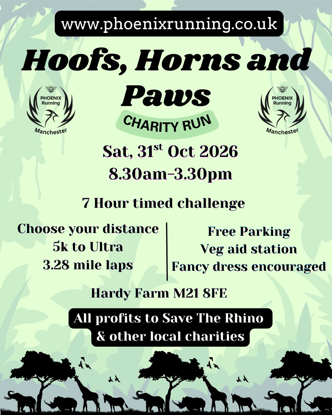 Phoenix Manchester Hoofs, Horns and Paws Charity Run