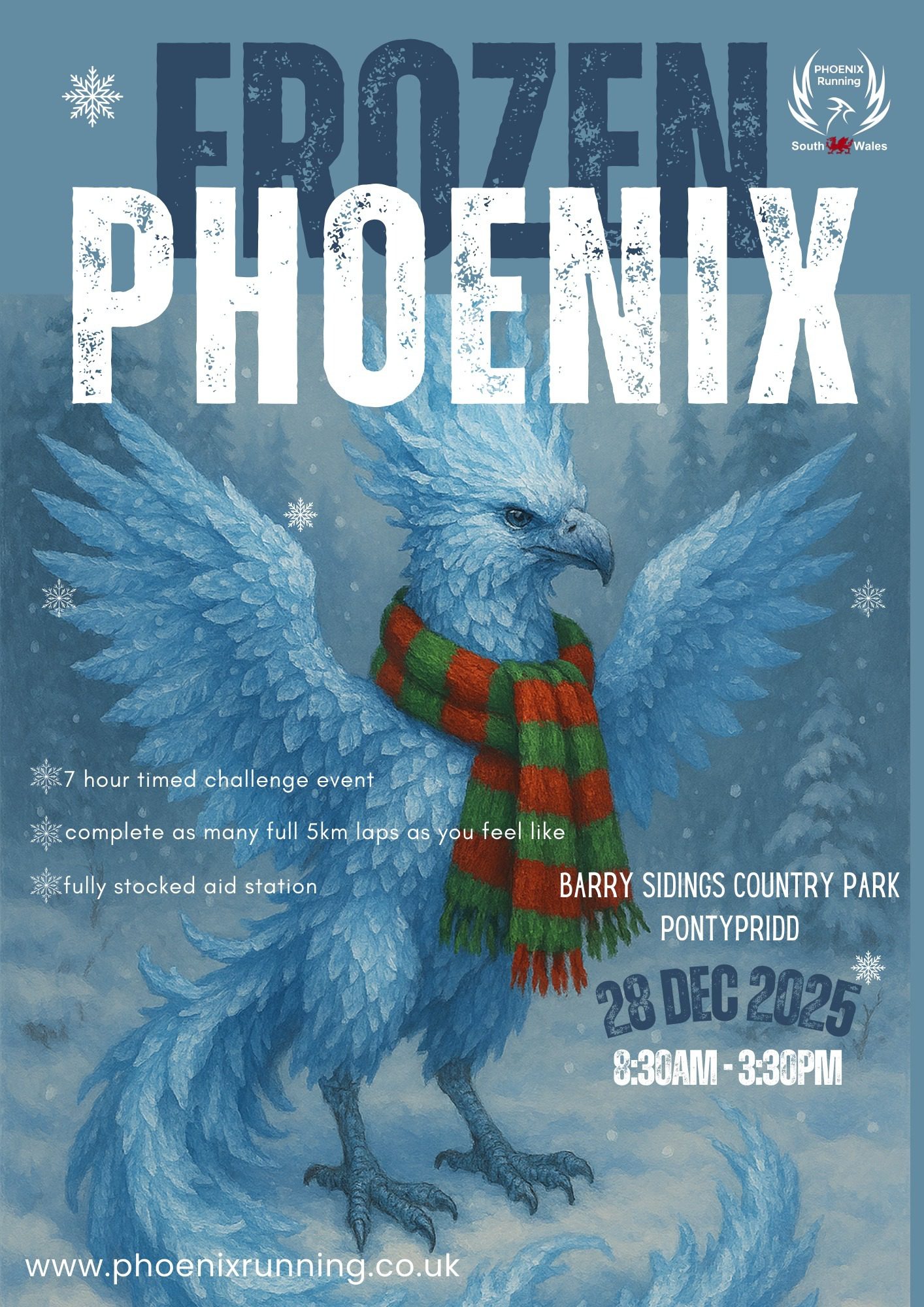 Phoenix Events December Phoenix South Wales - Frozen Phoenix 2025 | Sun 28 Dec | Findarace