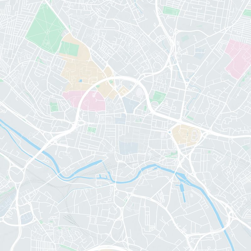 The Headrow, Leeds, United Kingdom map image